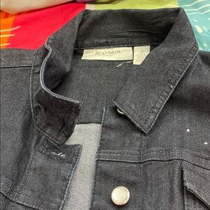 Chico's Platinum Dark Blue Jacket